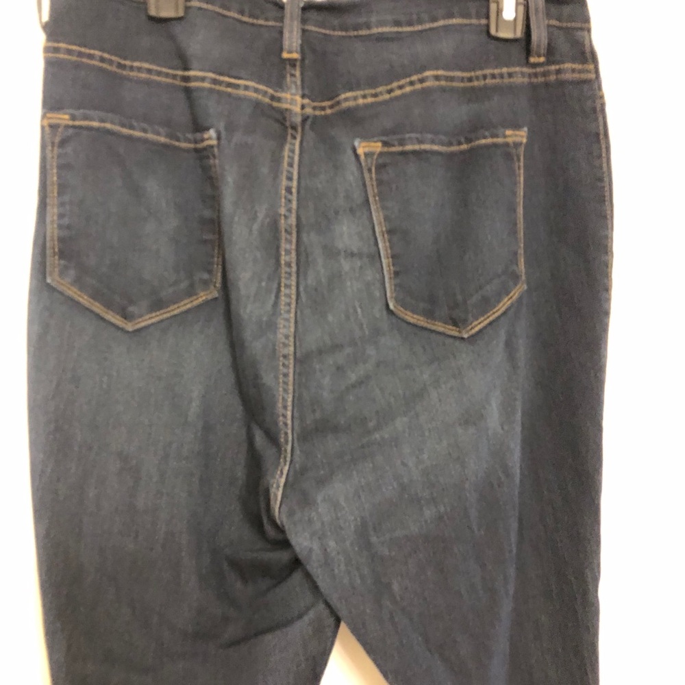 Fashion nova 2X stretchy high waisted dark denim